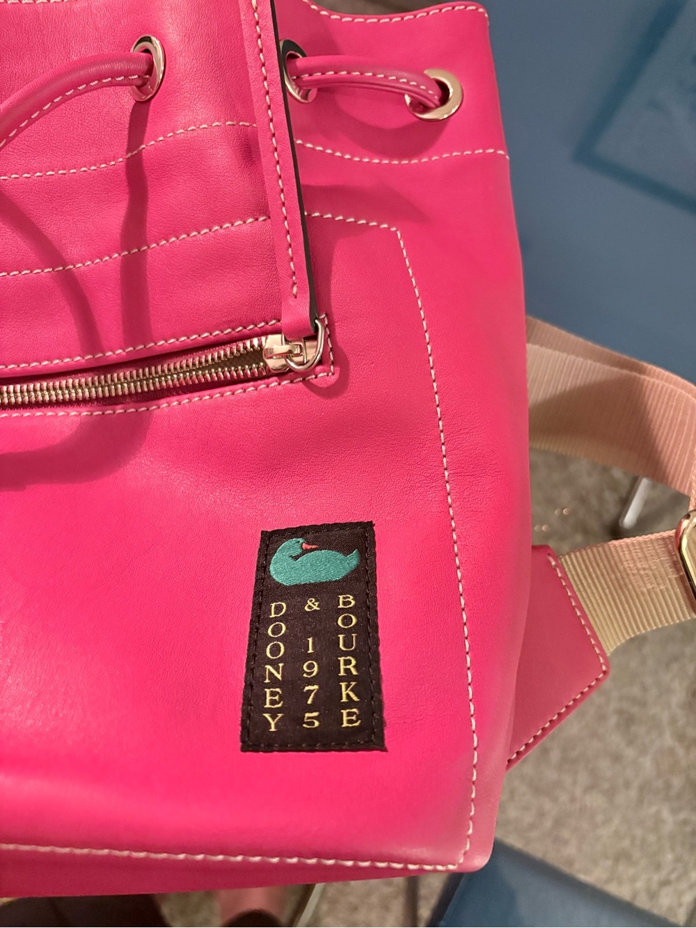 Dooney & Bourke Red Drawstring bucket backpack 🎒 Bag